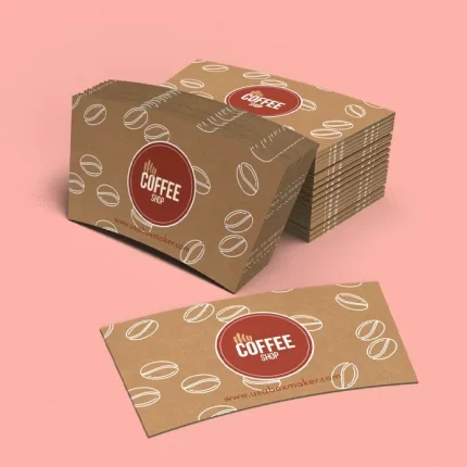 Custom Printed Eco Kraft Coffee Sleeves